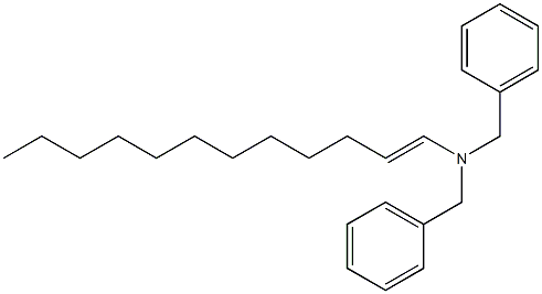 (1-Dodecenyl)dibenzylamine Struktur