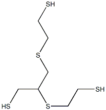 2,3-Bis(2-mercaptoethylthio)propane-1-thiol Struktur