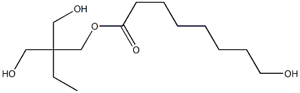 8-Hydroxyoctanoic acid 2,2-bis(hydroxymethyl)butyl ester Struktur