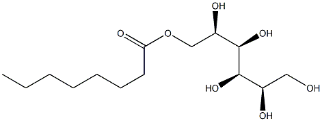 D-Mannitol 6-octanoate Struktur