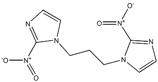 1,1'-(Propane-1,3-diyl)bis(2-nitro-1H-imidazole) Struktur