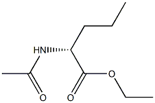 (2R)-2-(Acetylamino)-4-methylbutyric acid ethyl ester Struktur