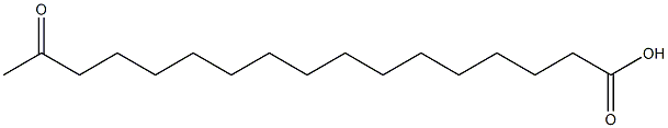 16-Oxoheptadecanoic acid Struktur