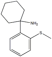 1-[2-(Methylthio)phenyl]cyclohexylamine Struktur