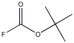 Fluoridocarbonic acid tert-butyl ester Struktur