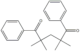 2,2,4,4-Tetramethyl-1,5-diphenylpentane-1,5-dione Struktur