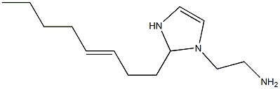 1-(2-Aminoethyl)-2-(3-octenyl)-4-imidazoline Struktur