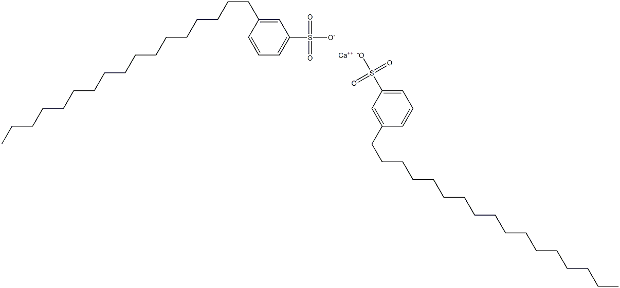 Bis(3-heptadecylbenzenesulfonic acid)calcium salt Struktur