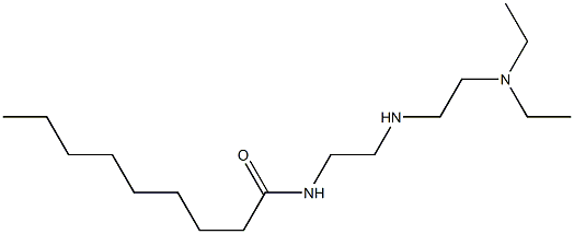 N-[2-[2-(Diethylamino)ethylamino]ethyl]nonanamide Struktur