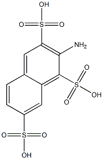 2-Amino-1,3,7-naphthalenetrisulfonic acid Struktur