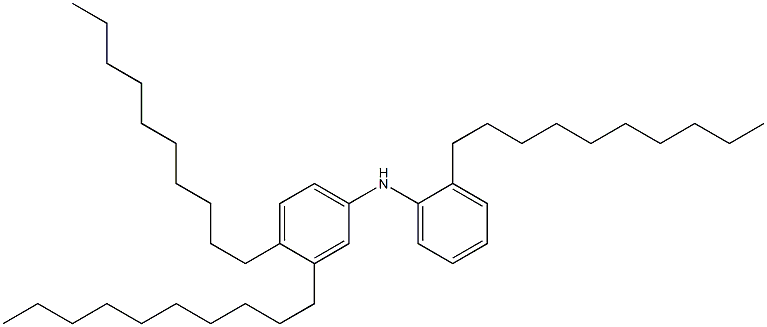 2,3',4'-Trisdecyl[iminobisbenzene] Struktur