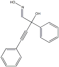 2,4-Diphenyl-2-hydroxy-3-butynal oxime Struktur