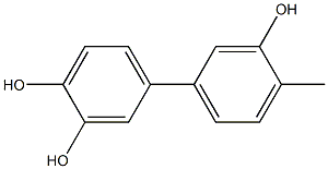 4'-Methyl-1,1'-biphenyl-3,3',4-triol Struktur