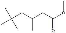 3,5,5-Trimethylhexanoic acid methyl ester Struktur