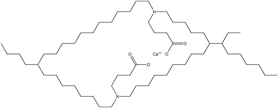 Bis[4-(ditridecylamino)butyric acid]calcium salt Struktur