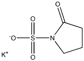 2-Oxopyrrolidine-1-sulfonic acid potassium salt Struktur