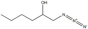 1-Azido-2-hexanol Struktur