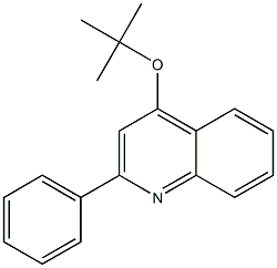 4-tert-Butoxy-2-phenylquinoline Struktur