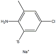 Sodium 2-amino-5-chloro-3-methylbenzenethiolate Struktur