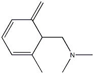 2-Methyl-N,N-dimethyl-6-methylene-2,4-cyclohexadiene-1-methanamine Struktur