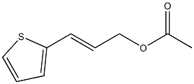 Acetic acid 3-(2-thienyl)-2-propenyl ester Struktur