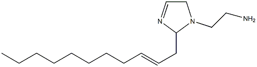 1-(2-Aminoethyl)-2-(2-undecenyl)-3-imidazoline Struktur