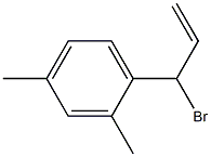 1-(1-Bromoallyl)-2,4-dimethylbenzene Struktur