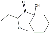 1-(1-Hydroxycyclohexyl)-2-methoxy-1-butanone Struktur