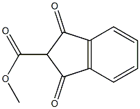 1,3-Dioxo-2-indanecarboxylic acid methyl ester Struktur