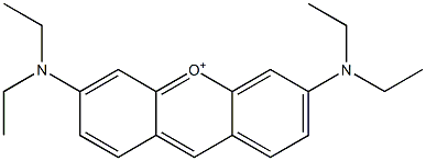 3,6-Bis(diethylamino)xanthylium Struktur