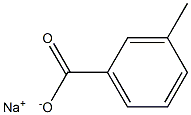 3-Methylbenzoic acid sodium salt Struktur