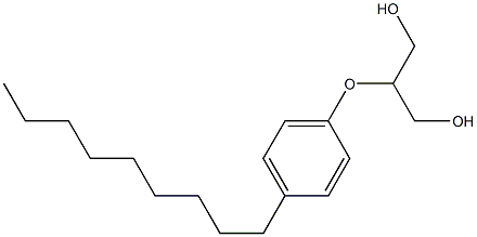 2-(4-Nonylphenoxy)-1,3-propanediol Struktur