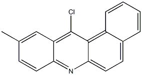 10-Methyl-12-chlorobenz[a]acridine Struktur