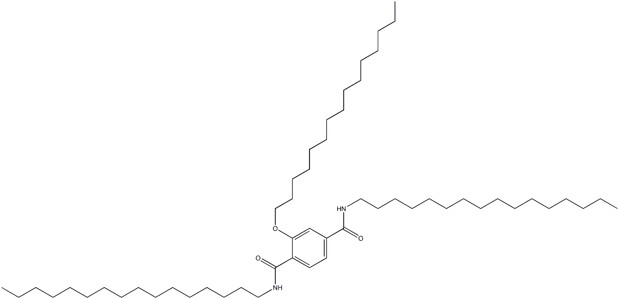 2-(Pentadecyloxy)-N,N'-dihexadecylterephthalamide Struktur