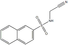 N-Cyanomethyl-2-naphthalenesulfonamide Struktur