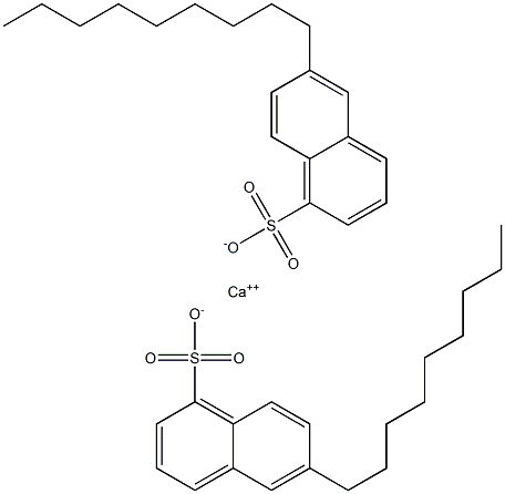 Bis(6-nonyl-1-naphthalenesulfonic acid)calcium salt Struktur