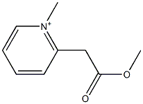 2-(2-Methoxy-2-oxoethyl)-1-methylpyridinium Struktur