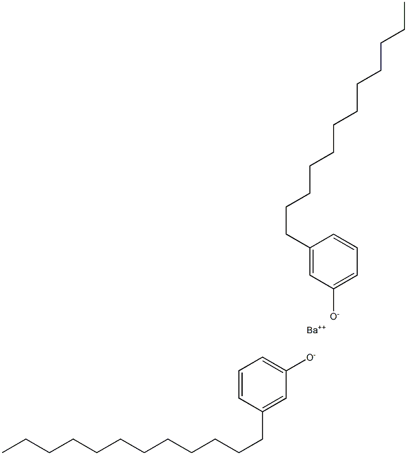 Barium bis(3-dodecylphenolate) Struktur