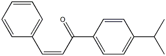 (Z)-4'-Isopropylchalcone Struktur