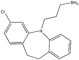 5-(3-Borylpropyl)-3-chloro-10,11-dihydro-5H-dibenz[b,f]azepine Struktur