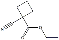 1-Cyano-1-cyclobutanecarboxylic acid ethyl ester Struktur