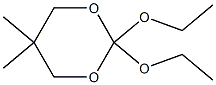 2,2-Diethoxy-5,5-dimethyl-1,3-dioxane Struktur