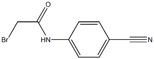 2-Bromo-N-(4-cyanophenyl)acetamide Struktur