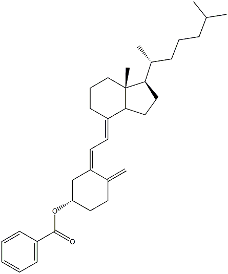 Cholecalciferol benzoate Struktur