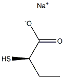 [R,(-)]-2-Mercaptobutyric acid sodium salt Struktur