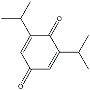 2,6-Diisopropyl-1,4-benzenedione Struktur