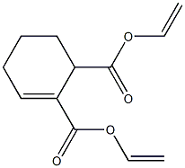 2-Cyclohexene-1,2-dicarboxylic acid diethenyl ester Struktur