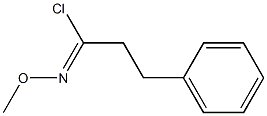 3-Phenyl-1-chloropropanal O-methyl oxime Struktur