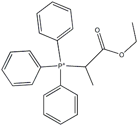 2-Ethoxy-1-methyl-2-oxoethyltriphenylphosphonium Struktur