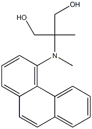 2-[(Phenanthren-4-yl)methylamino]-2-methyl-1,3-propanediol Struktur